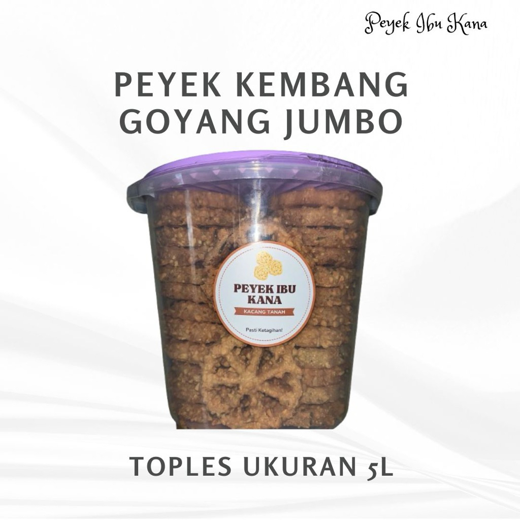 PEYEK OYOT / PEYEK KEMBANG GOYANG KACANG JUMBO / REMPEYEK KACANG