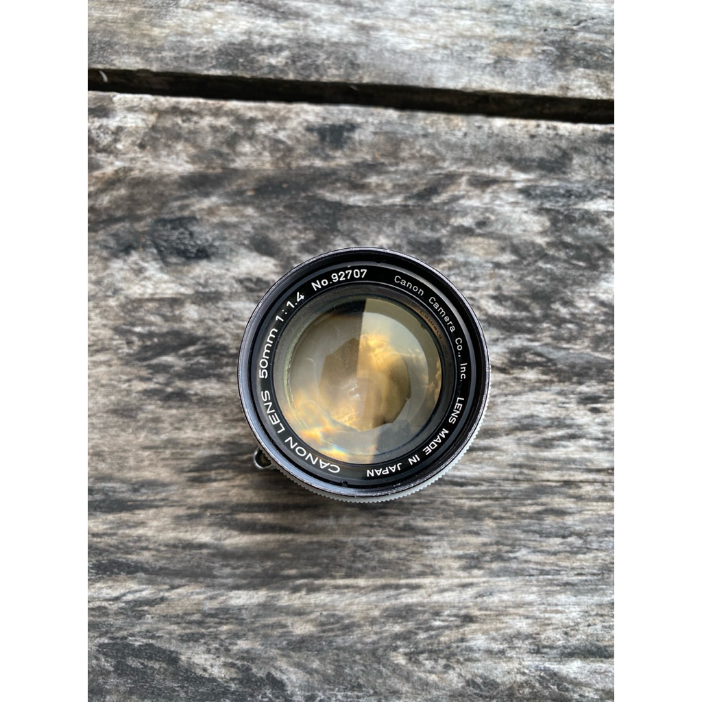 lensa canon ltm 50 mm f 1.4