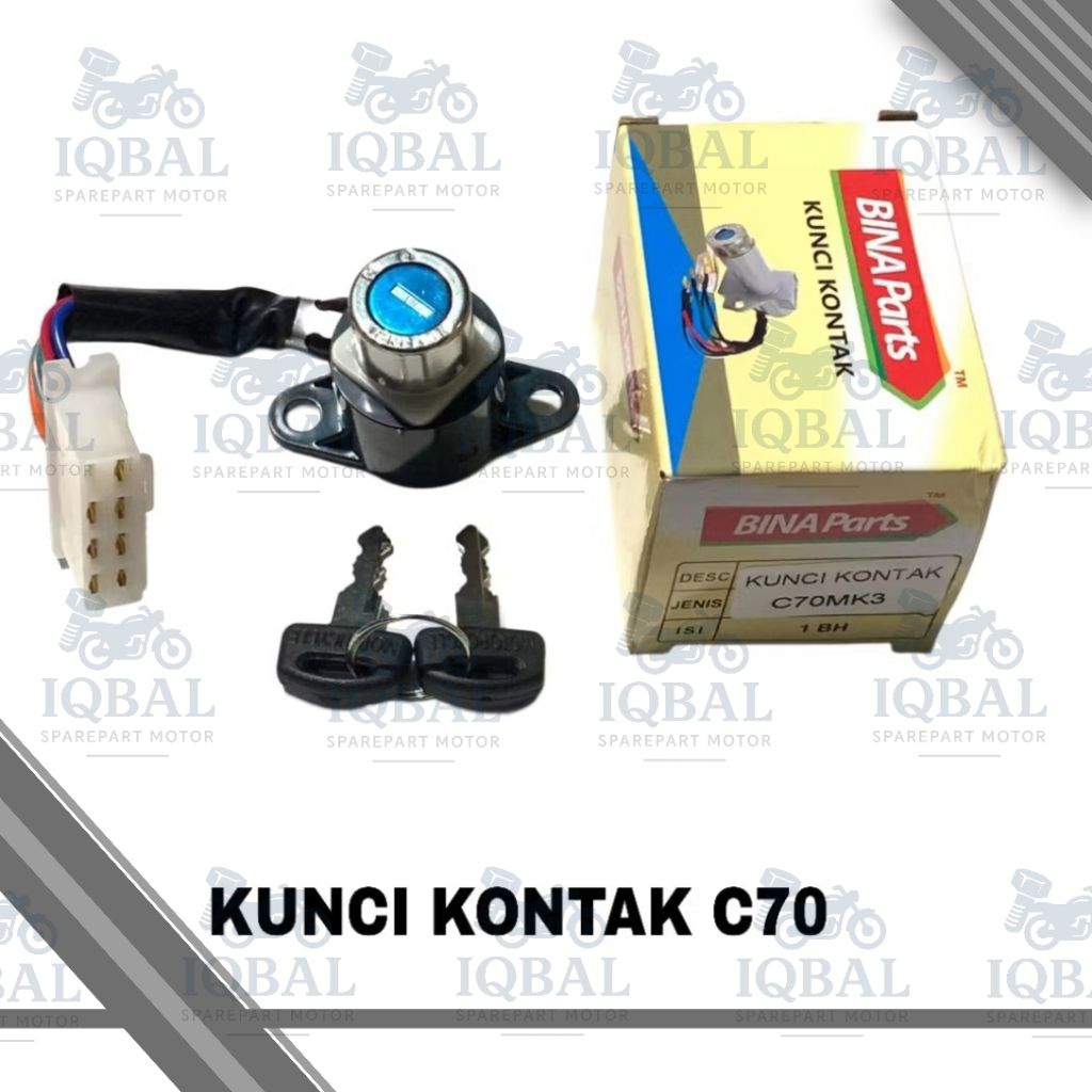 Kunci Kontak Honda C70 Original BINA PARTS