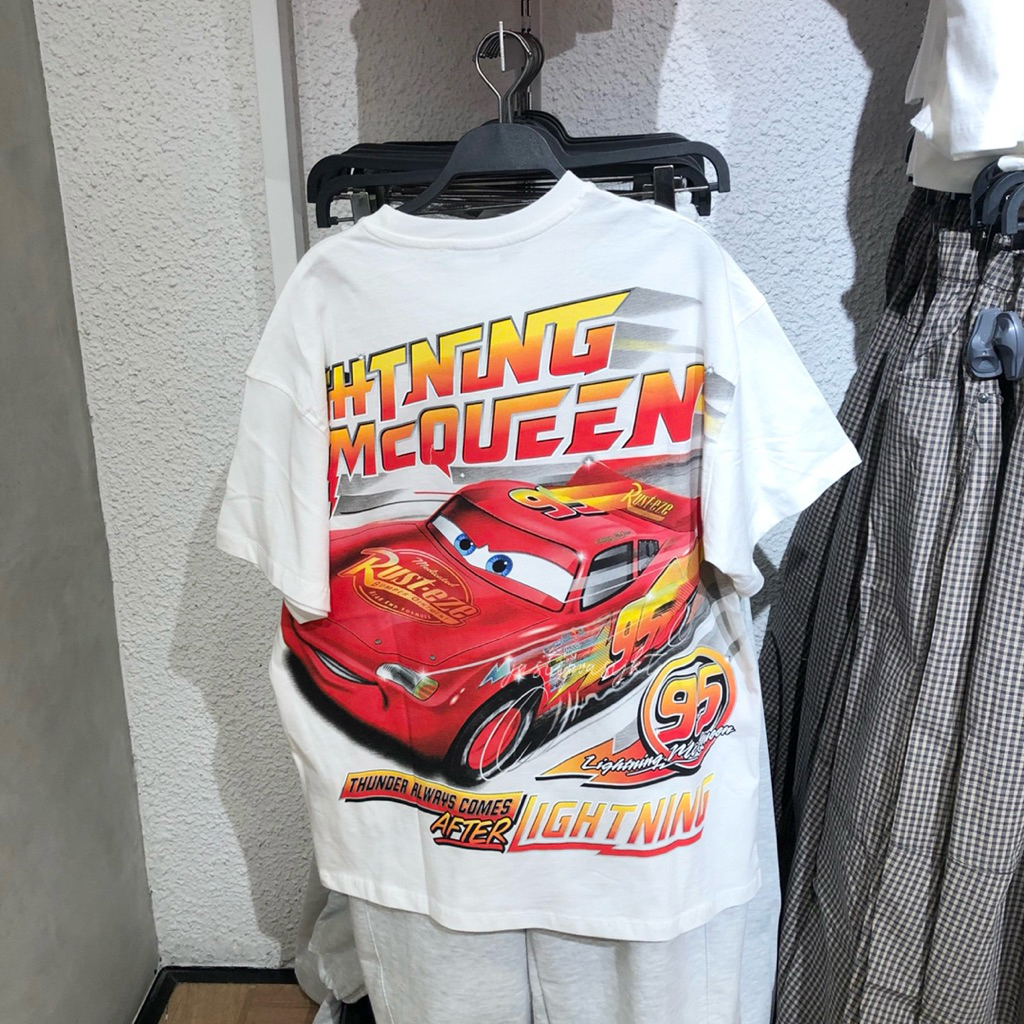 Jastip Bershka Tshirt Kaos Mcqueen