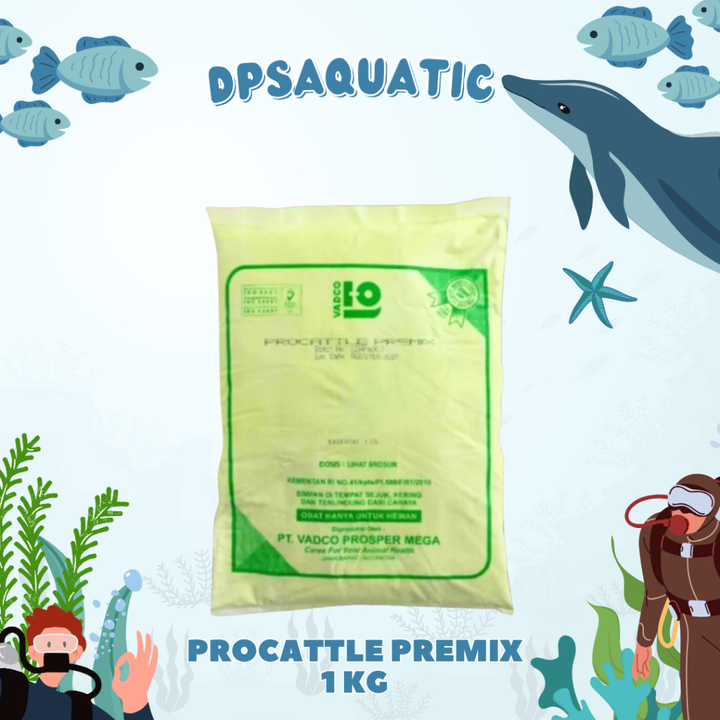 PROCATTLE PREMIX 1 Kg VADCO - PRO CATTLE - Premix Vitamin Mineral Ternak