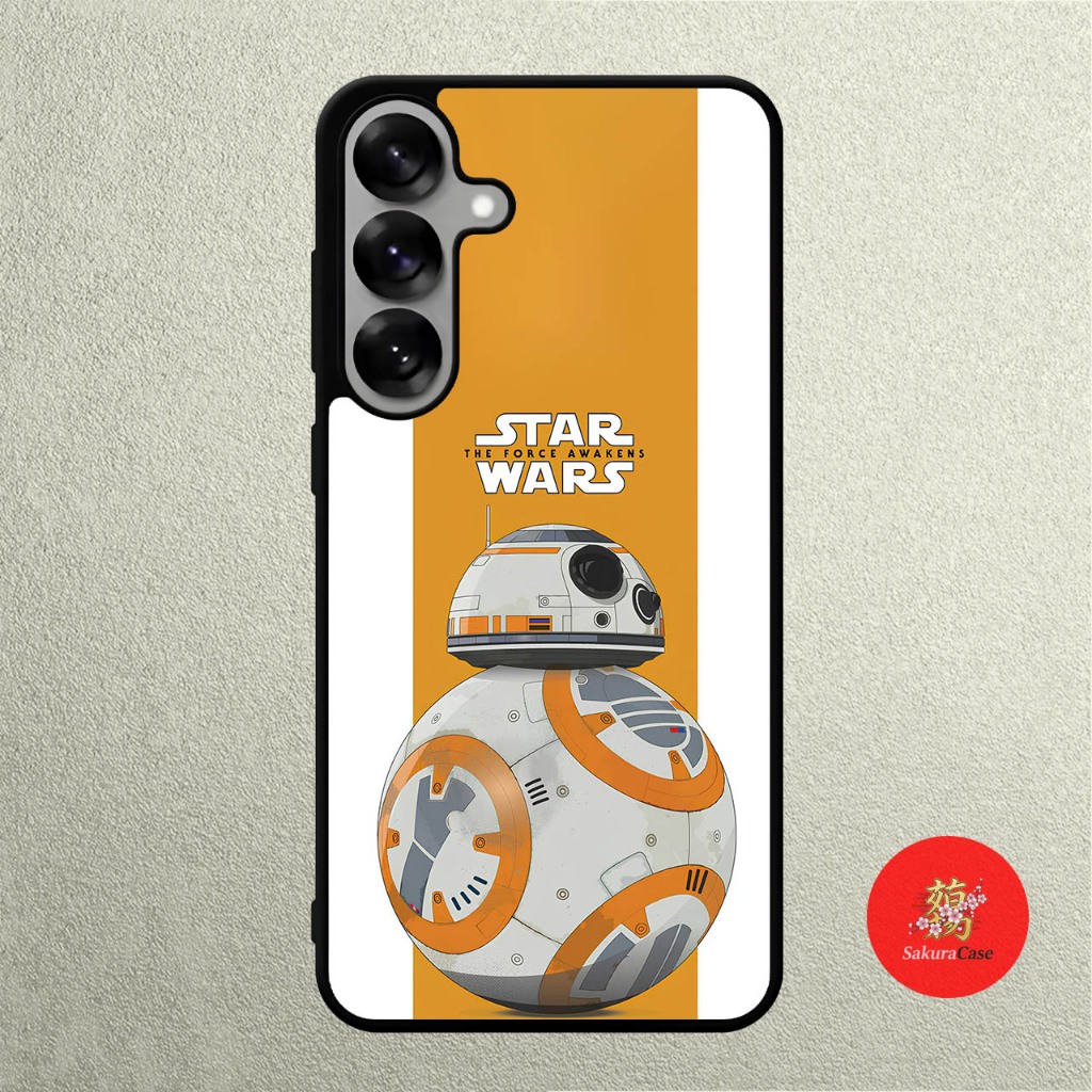 Case SAMSUNG A57 A56 A37 A36 A50 A50 A51 A52 A53 A54 A55 Rubber Softcase BB 8 Robot Star Wars