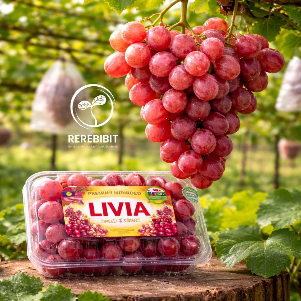 Bibit Anggur Import Livia Batang Besar Spesial