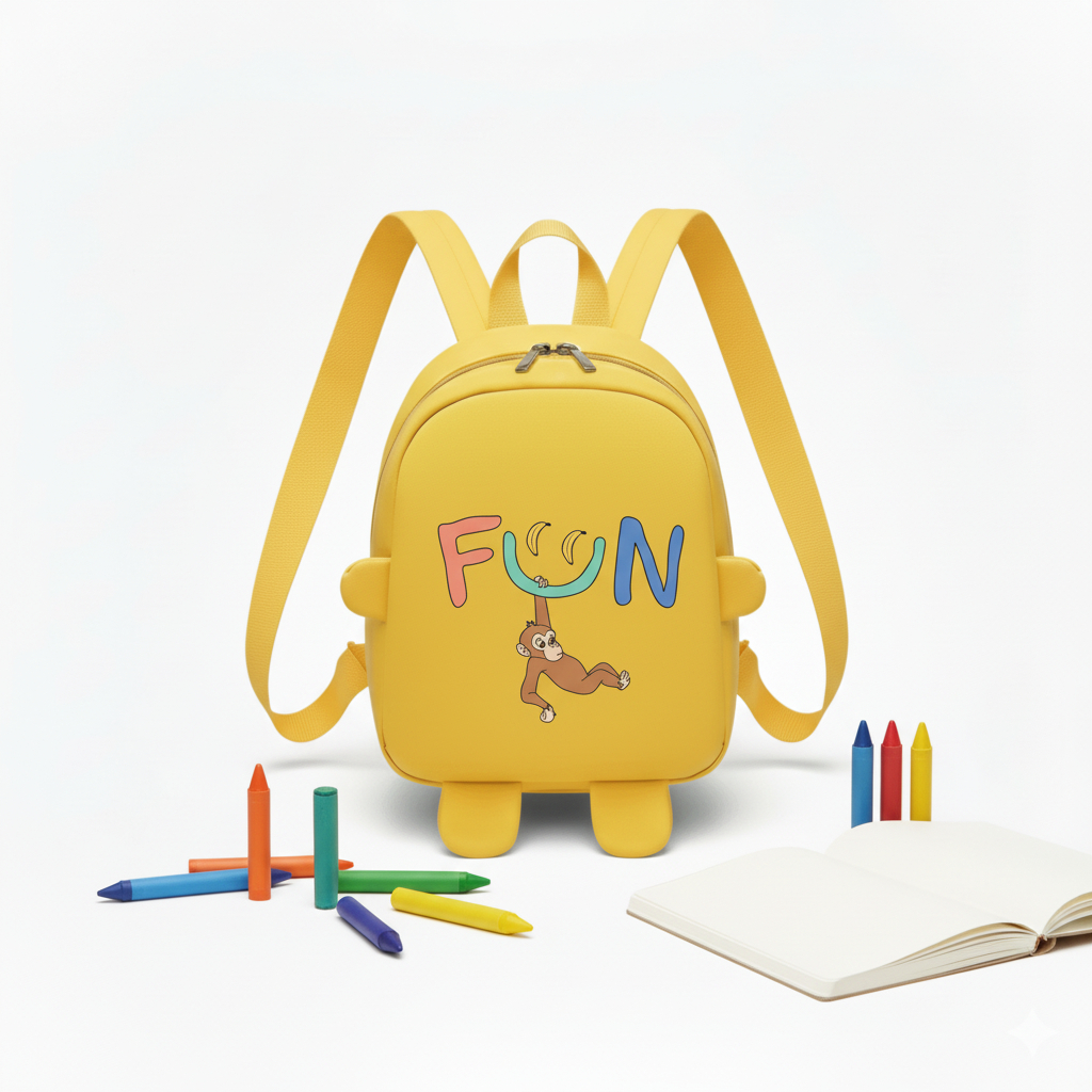 Tas Ransel Mini Anak Perempuan Laki Laki Lucu Karakter Monyet