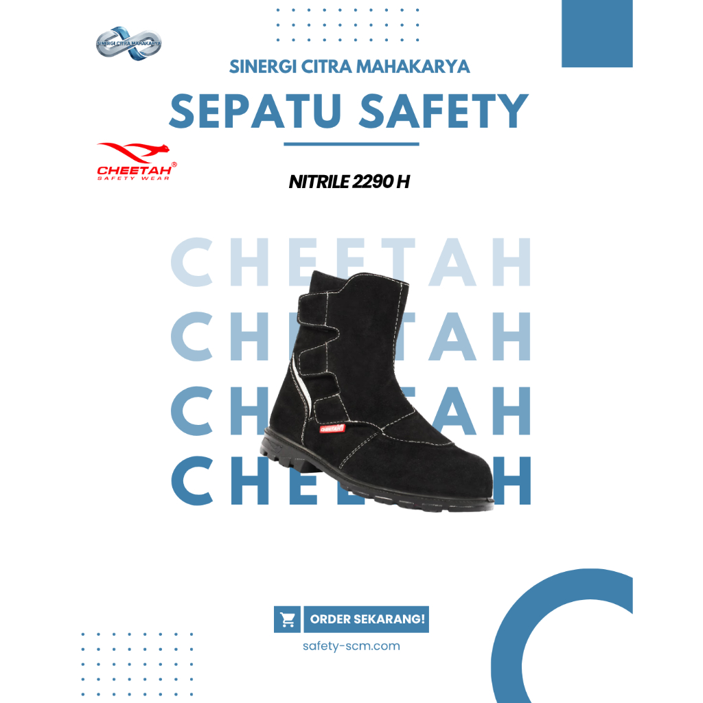 Sepatu Safety Cheetah Nitrile 2290 H