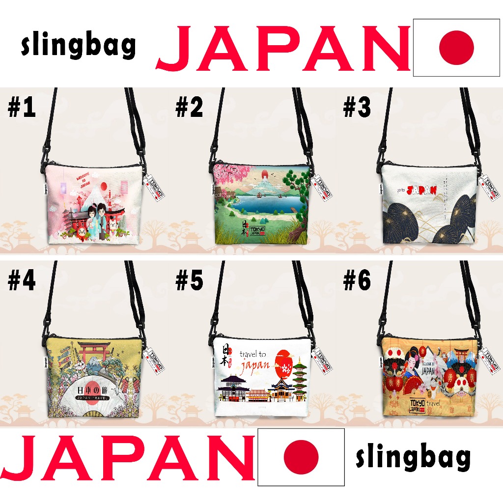 SLING BAG JAPAN, TAS SELEMPANG OLEH-OLEH JAPAN