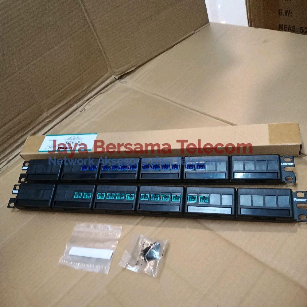 PANDUIT Patch Panel FO 12Core SC Upc OM3/OM4 Multimode dan Singlmode | Patch Panel Fiber Optik 12Cor