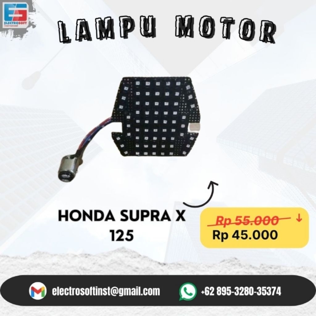 StopLamp Supra X 125 led variasi Lampu Motorcycle