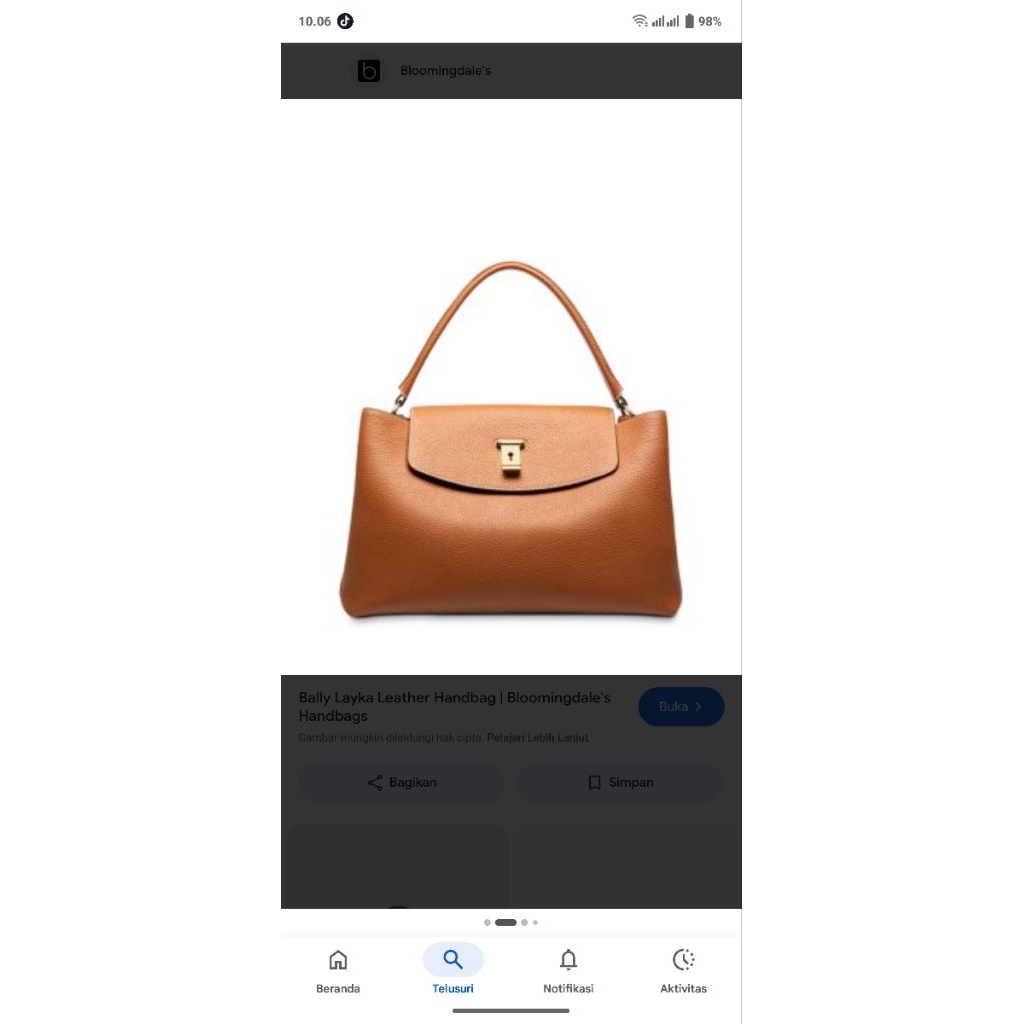 preloved Bally layka shoulder bag leather