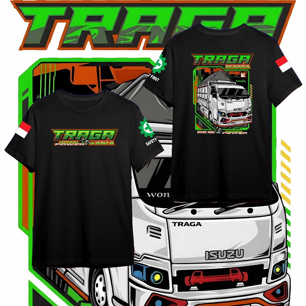 Kaos Isuzu Traga Mania Kaos Pickup Traga Baju Traganesia Kaos Distro Mobil Pick Up Kaos Supir Kaos P