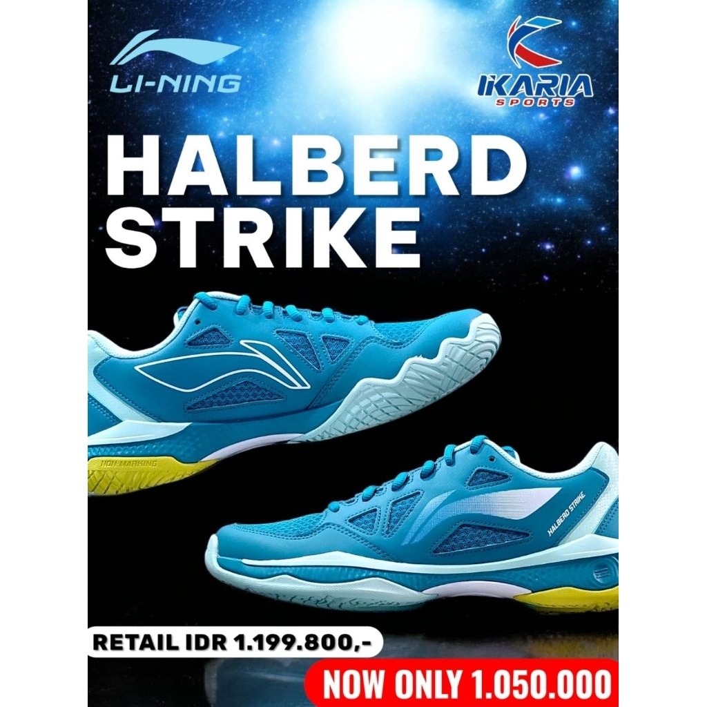 SEPATU BADMINTON LINING HALBERD STRIKE 100% ORIGINAL