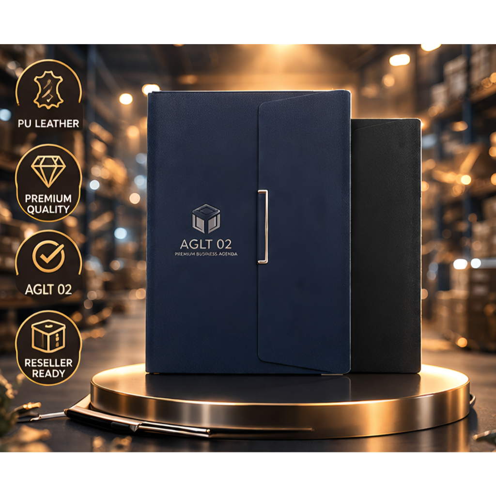 Agenda AGLT 02 – Buku Agenda Kerja Premium | Notebook Kantor Elegan & Souvenir Custom