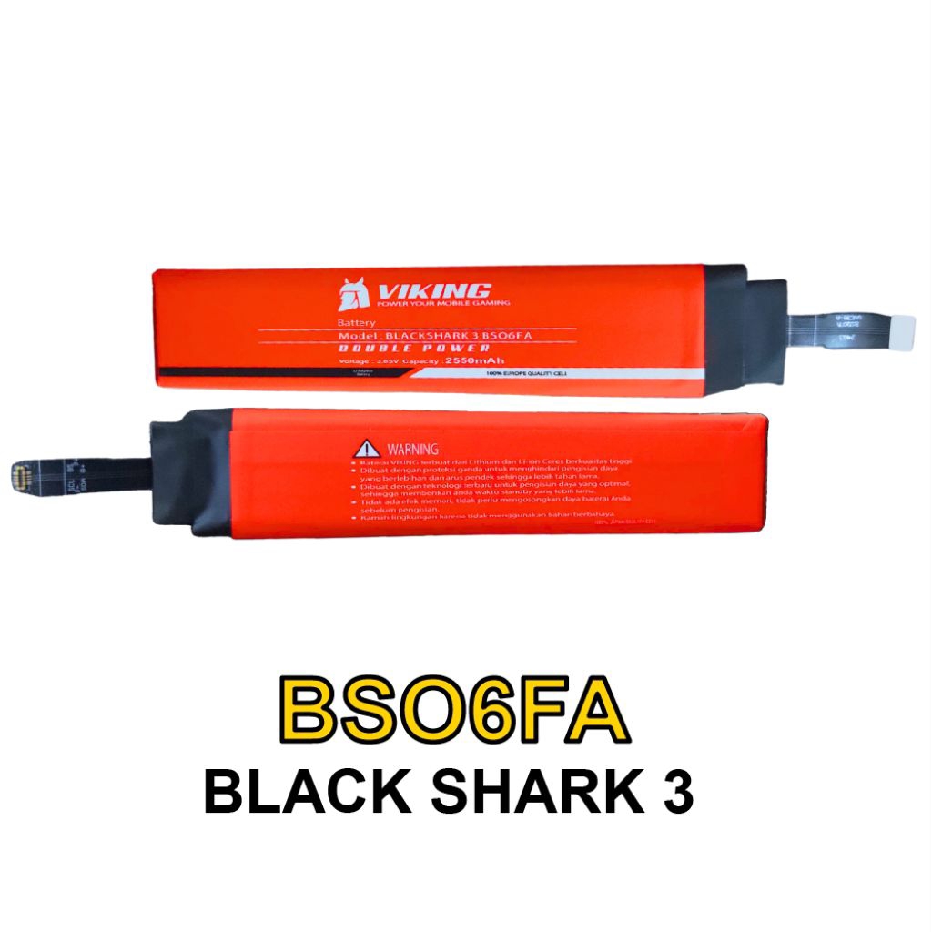 VIKING Baterai Black Shark 3 - 3S BS06FA