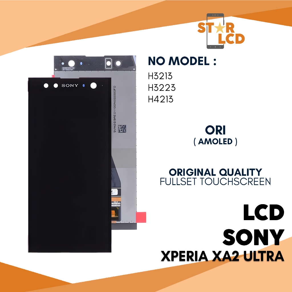 Grosir LCD Sony Xperia XA2 Ultra - Fullset Touchscreen Original