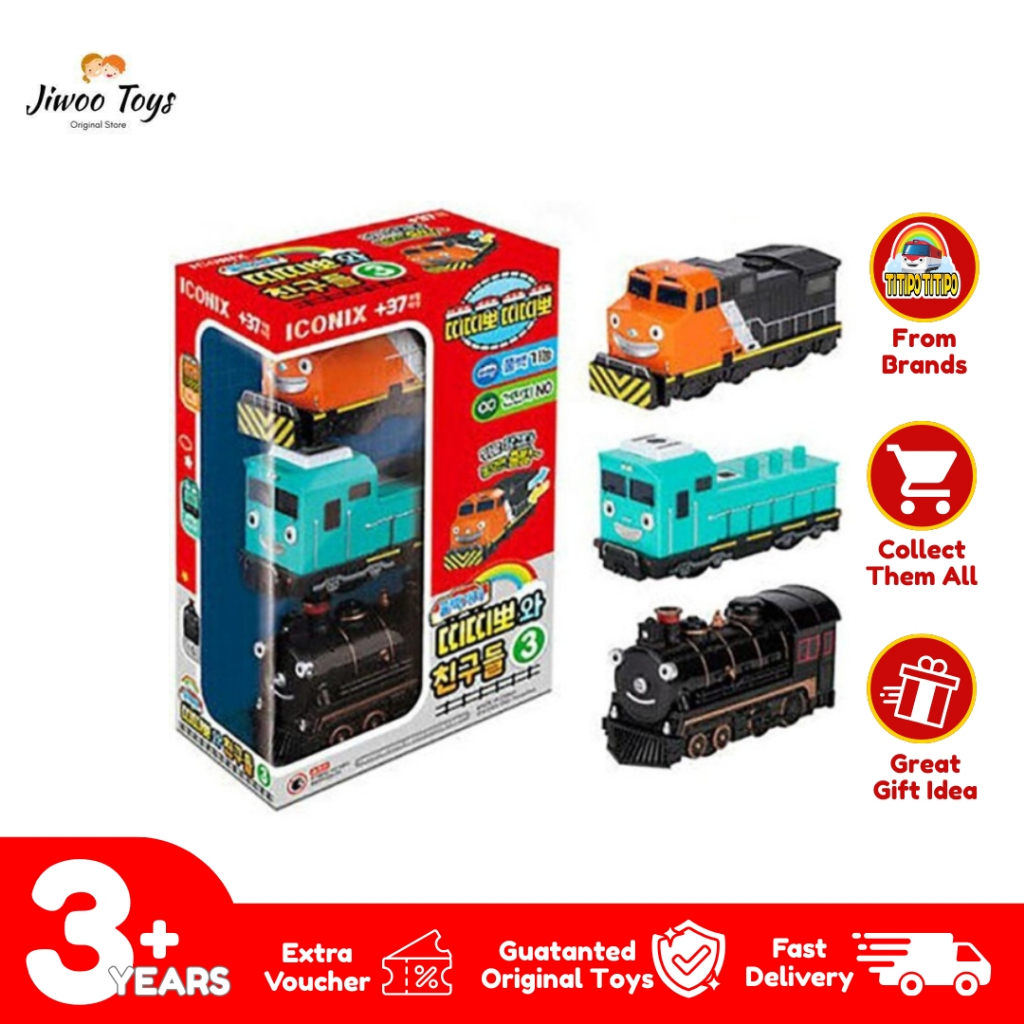 Mainan Kereta Titipo And Friends Pullback Titipo TPT-119005
