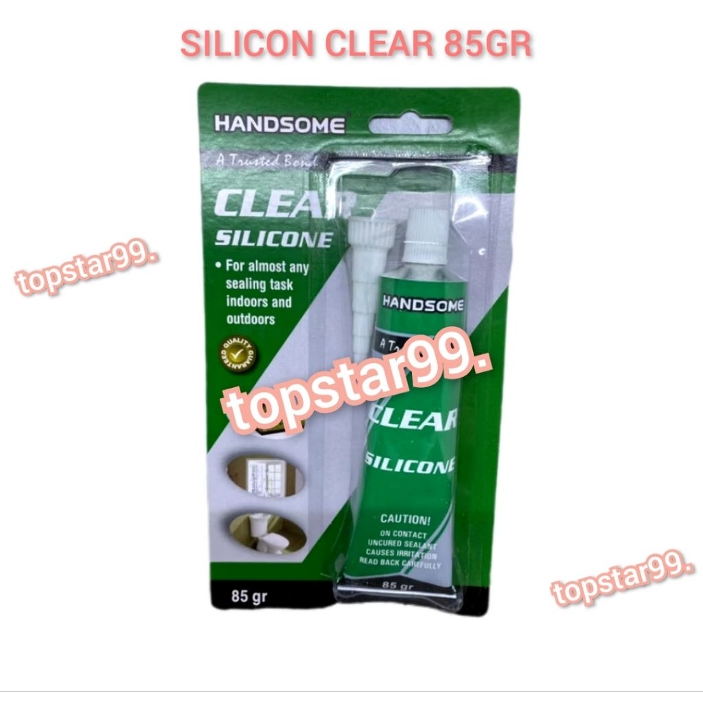 Lem Handsome Clear Silicone 85gr