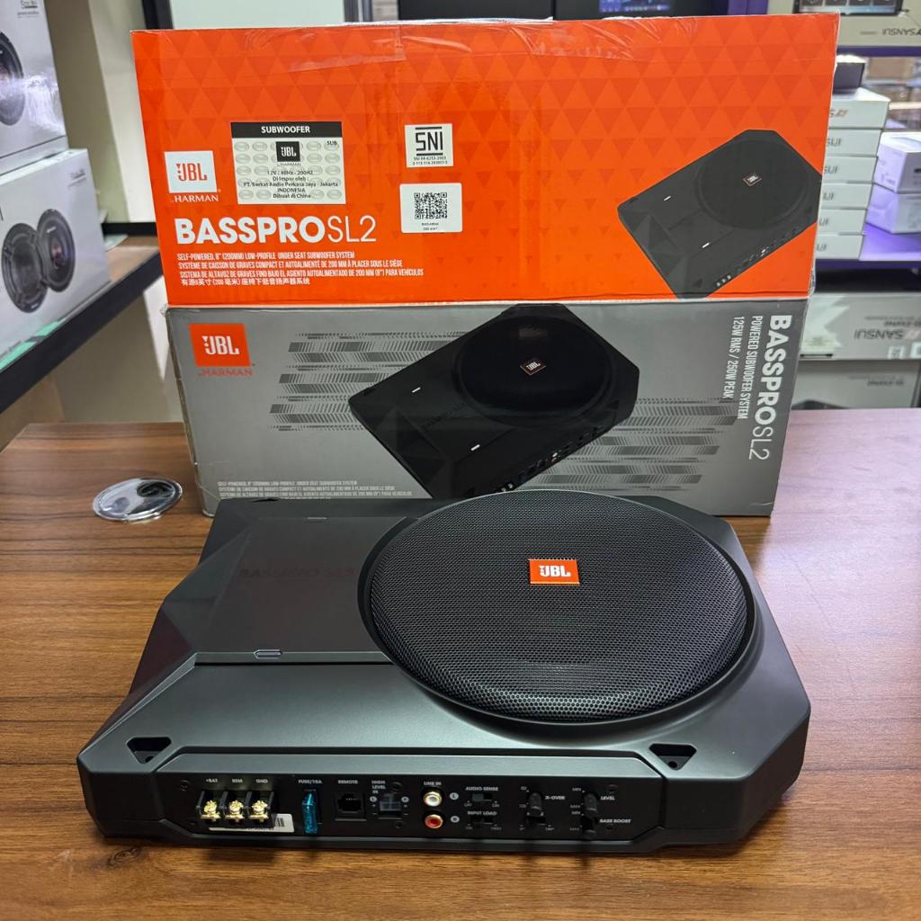 Subwoofer Kolong JBL BASSPRO SL2 8inch/ Subkolong Mobil Aktif 8inch