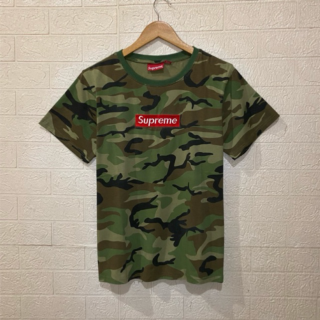 Kaos Supreme Camo Box Logo