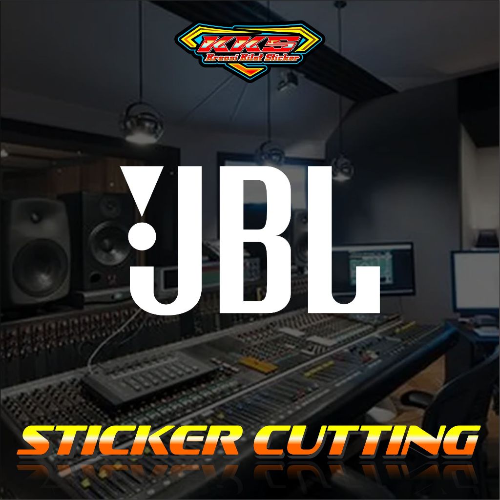 cutting sticker variasi audio speaker jbl.stiker sound system JBL