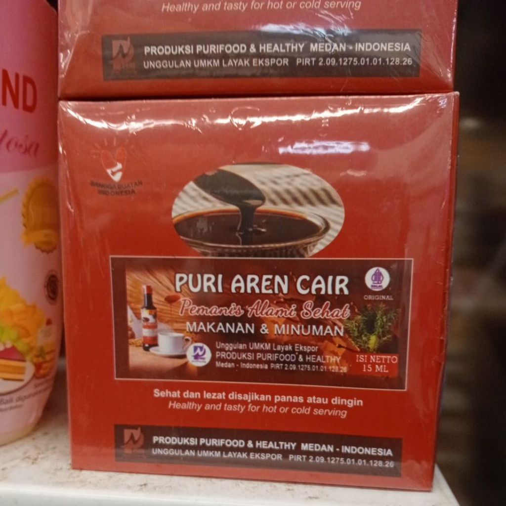 Puri Gula Aren Cair Sachet Isi 10
