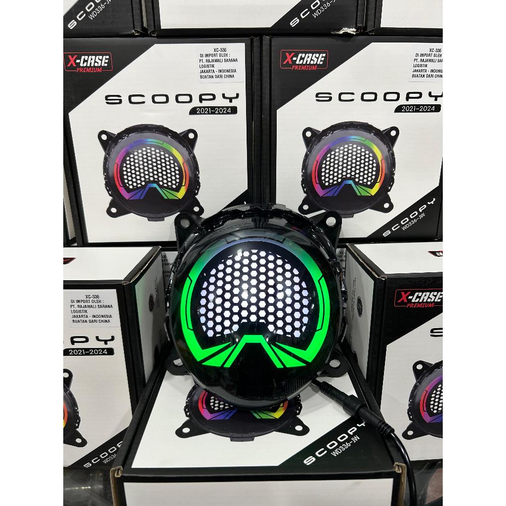 X CASE STOPLAMP SCOOPY GEN 5 RGB / LAMPU BELAKANG SCOOPY GN5 RGB