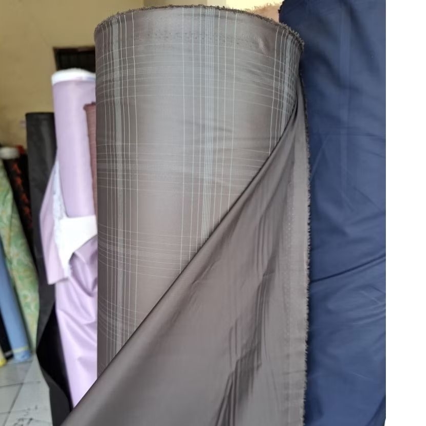 KAIN PARASUT WP WETERPROOFF MOTIF KOTAK2 KOREA