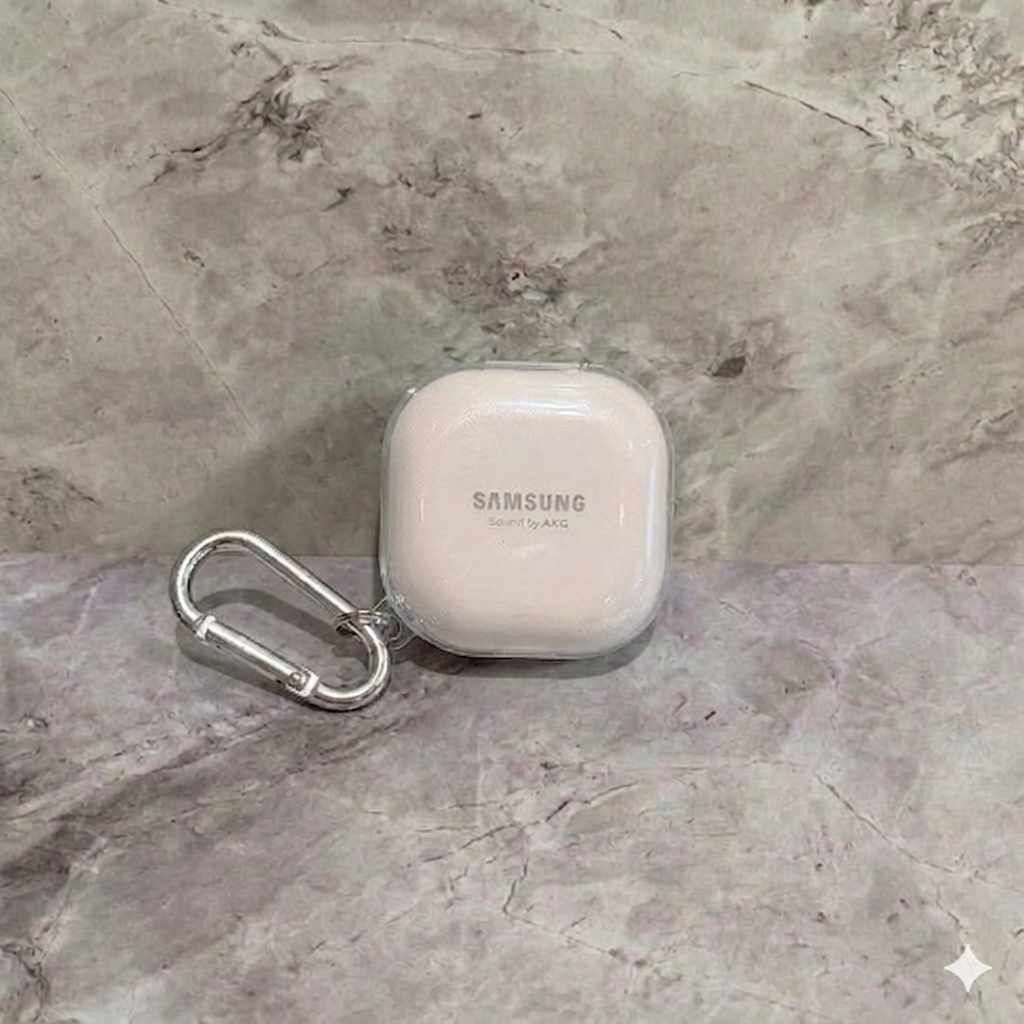 LCS004 Case samsung galaxy buds live/ buds pro / buds core / buds 2 clear bening premium