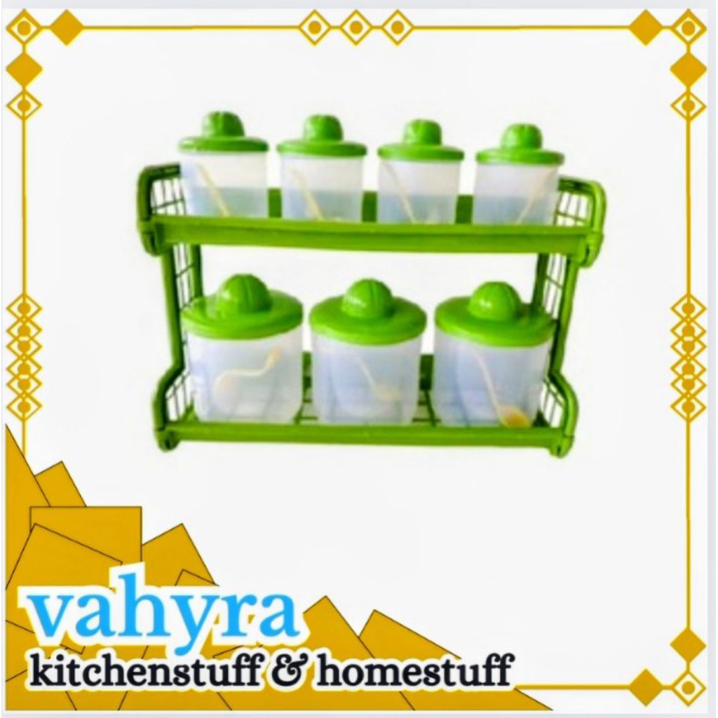TEMPAT BUMBU DAPUR SET GRATIS SENDOK | TEMPAT BUMBU GANTUNG |
