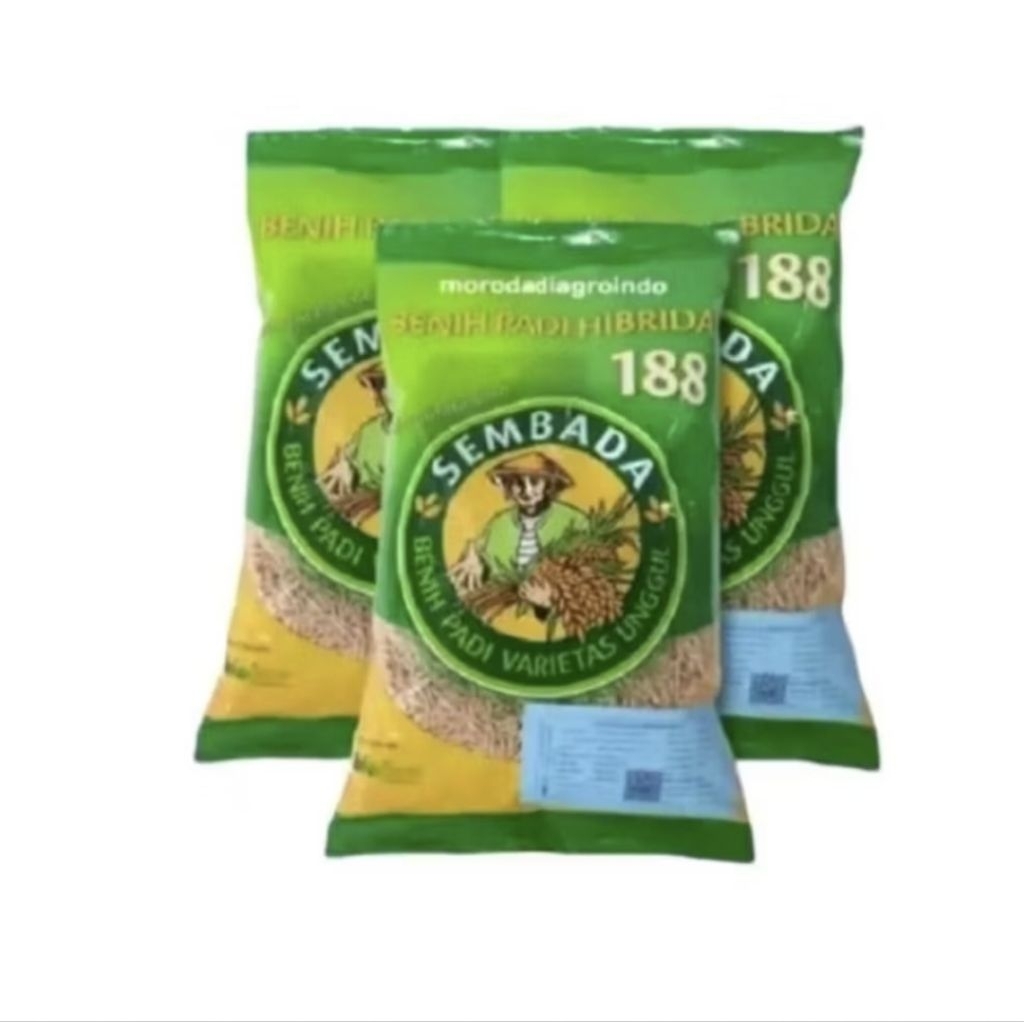 bibit PADI HIBRIDA SEMBADA 188 kemasan 1kg 100% ORIGINAL