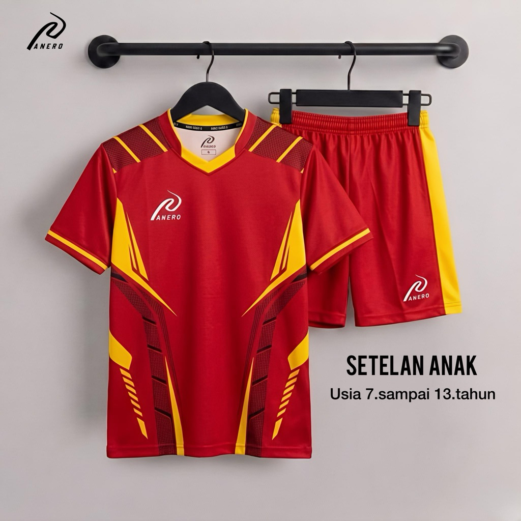 Kaos bola anak umur 5 sampai 14 tahun