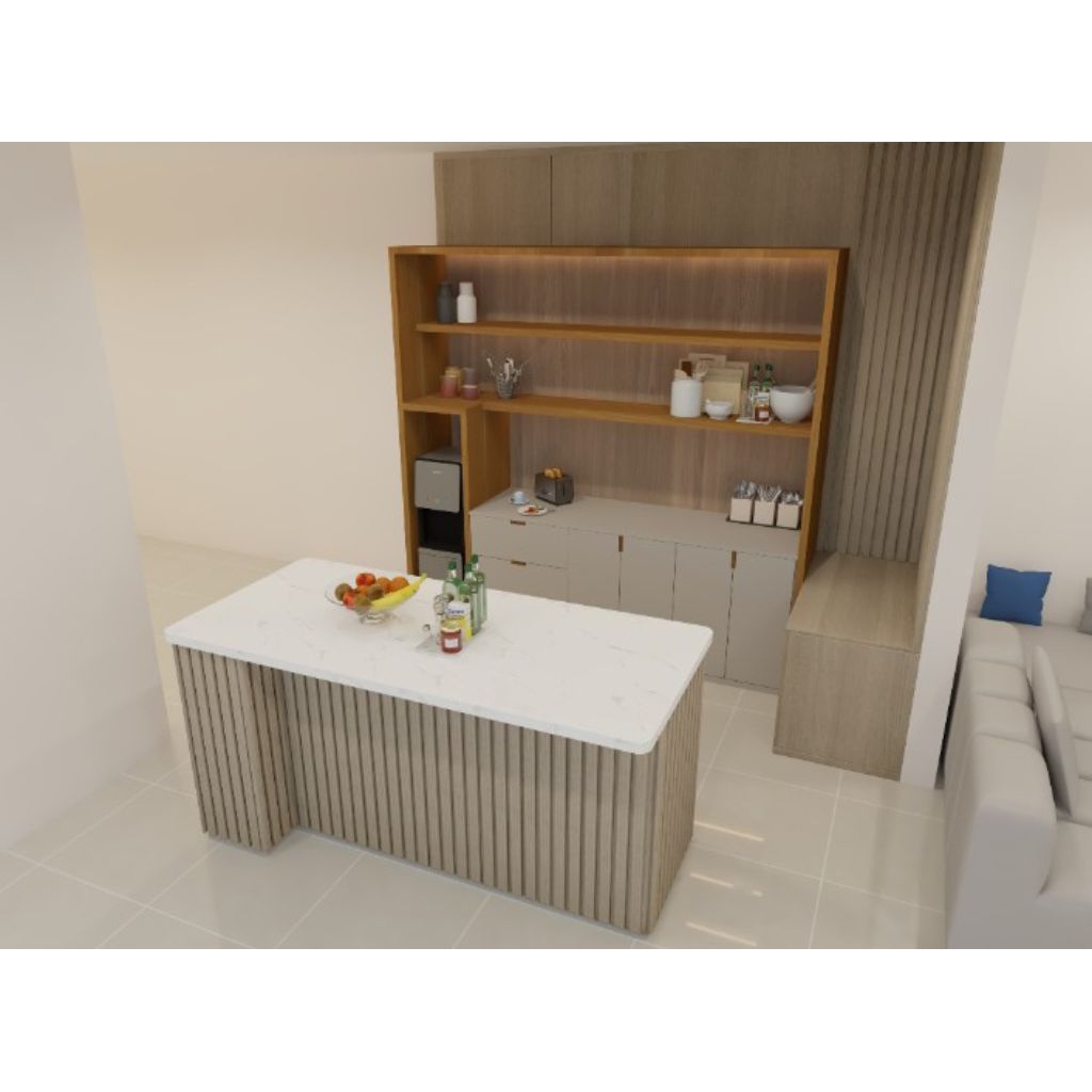Custom Kitchen Set Island