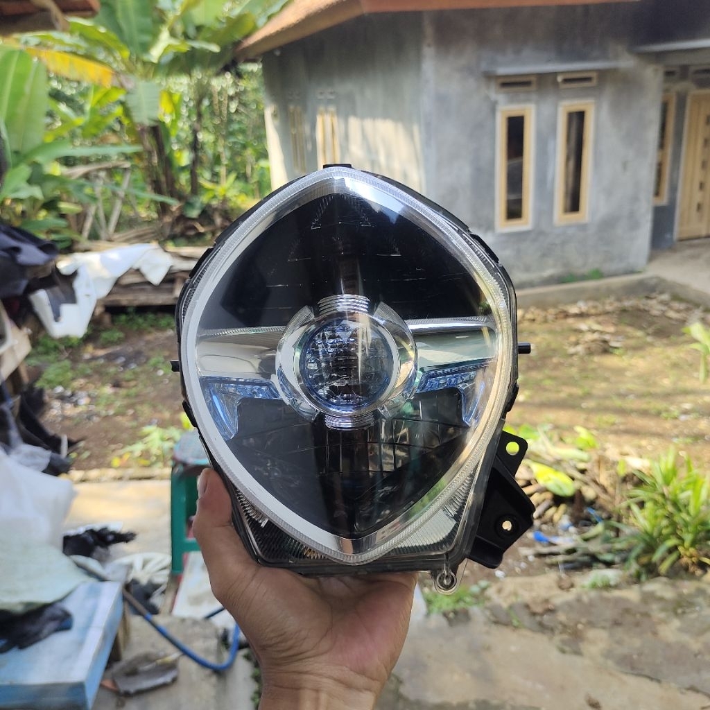 Reflektor lampu depan Yamaha Fino Grande Led Asli Original