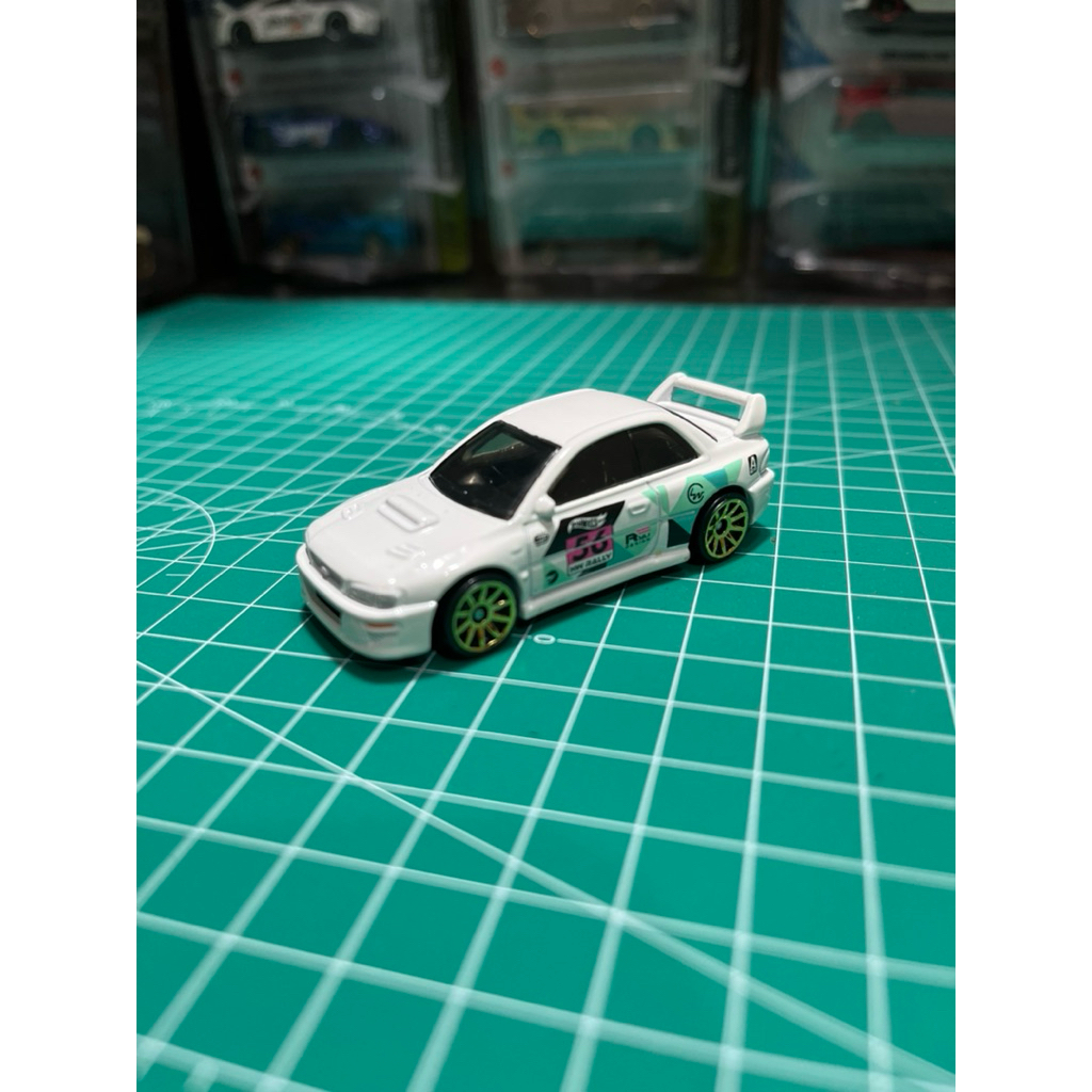 hot wheels subaru inpreza 22B sti version putih THR treasure hunt reguler loose