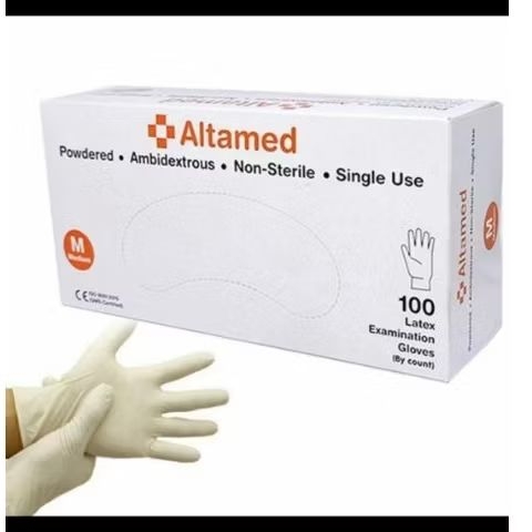 Altamed glove powdered