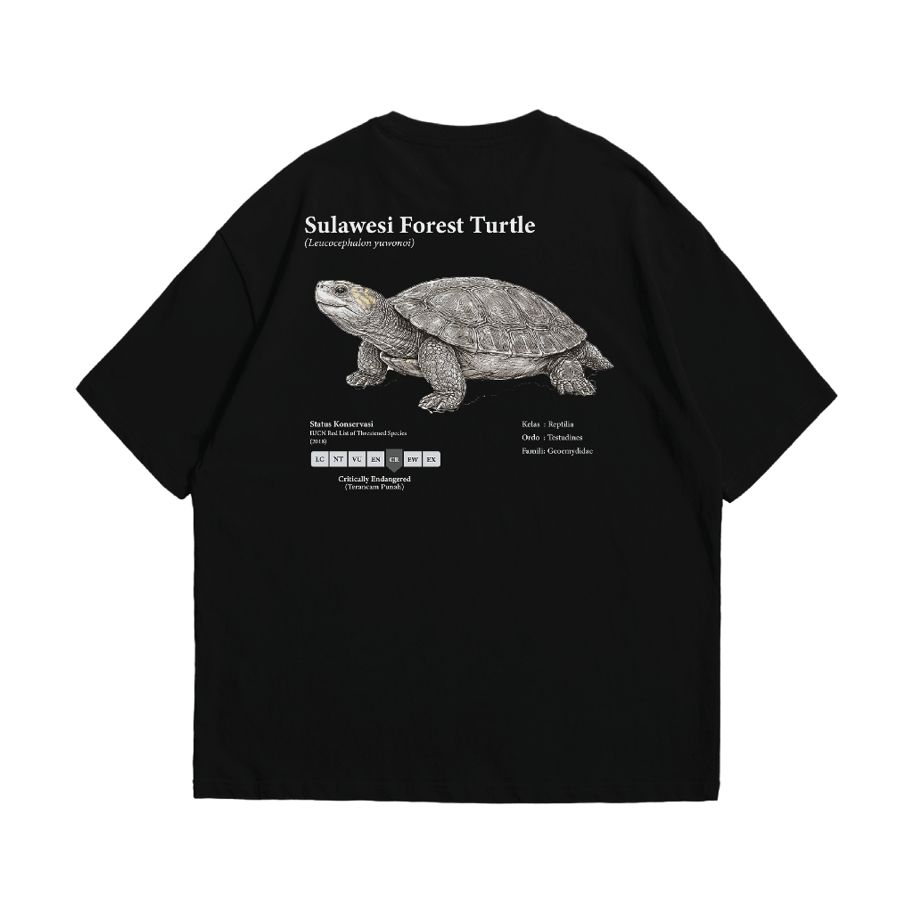 Kind Archive Unisex Tshirt / Kura-Kura Sulawesi (Leucocephalon yuwonoi) Edition