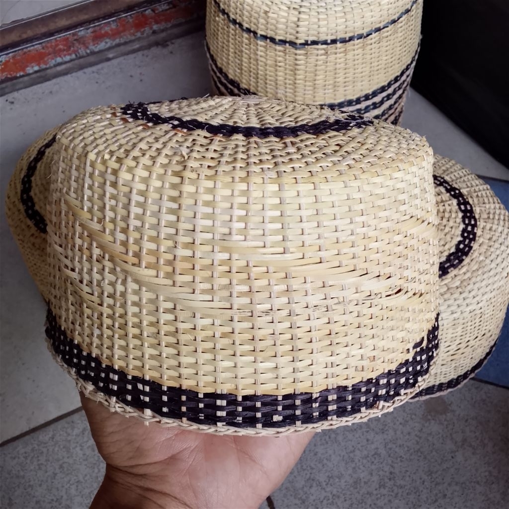 peci rotan peci kulit rotan peci ilu rotan khas kalimantan