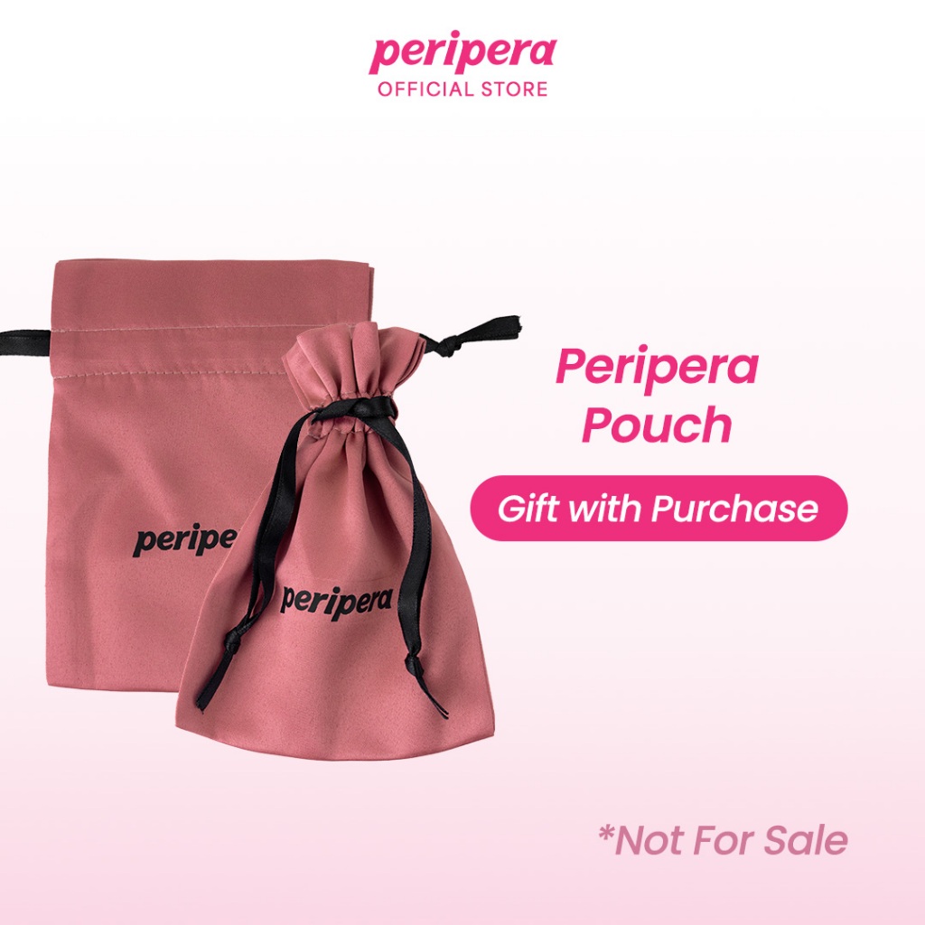 [GIFT Not For Sale] - Peripera Red Satin Makeup Pouch