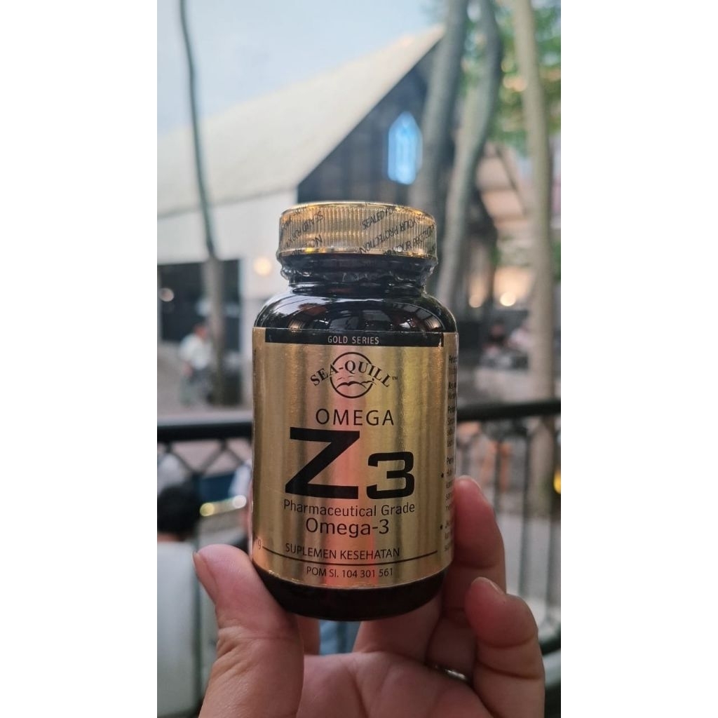 Sea Quill Z3 Omega 3 50 Softgel (Produk ORI/Asli) Suplemen Makanan