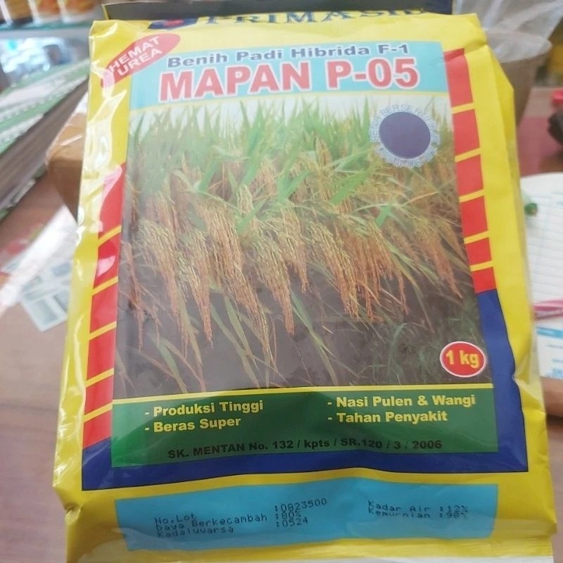 Benih Padi Mapan P-05 1kg Exp 05 07 08 2026