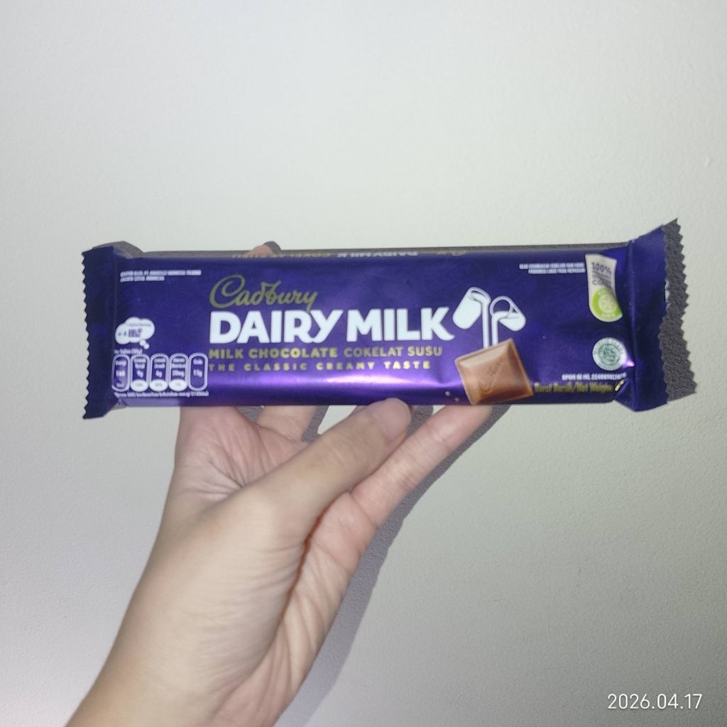 Cadbury 62gr Dairy Milk Chocolate Coklat Cokelat Susu (BACA DESKRIPSI)