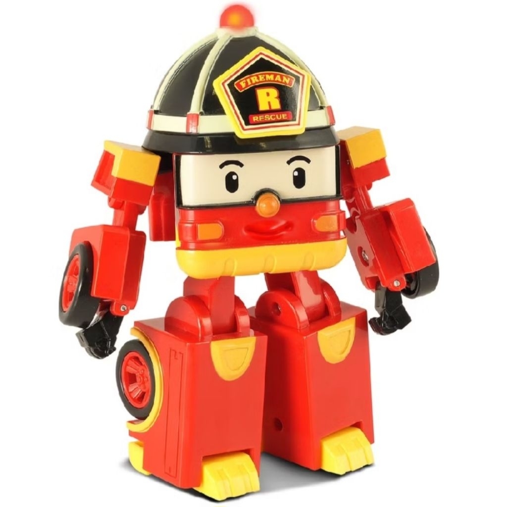 SILVERLIT Robocar Poli ROY Transforming Robot Toy (Preloved, good condition) / Mainan Robot Robocar 