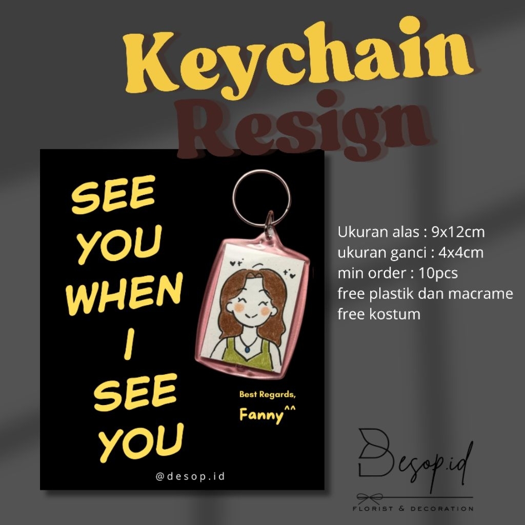 Keychain Resign | Ganci Kostum | RESIGN GIFT By Desop