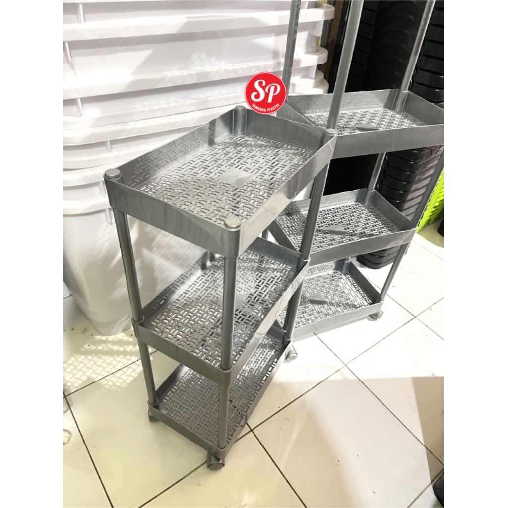 RAK TROLI SUSUN / RAK SUSUN RODA SERBAGUNA