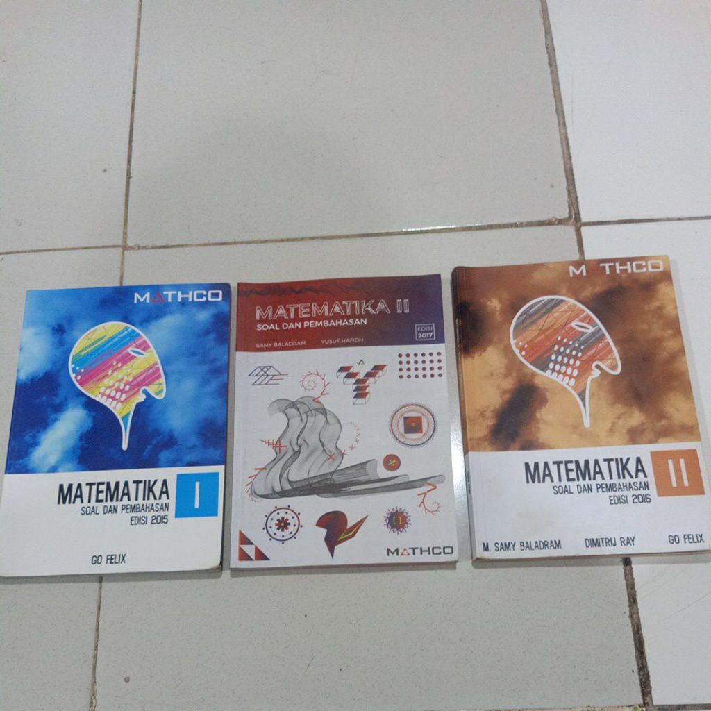 buku MATEMATIKA I dan II SOAL DAN PEMBAHASAN edisi tahun,2015,2016,2017 oleh MATHCO