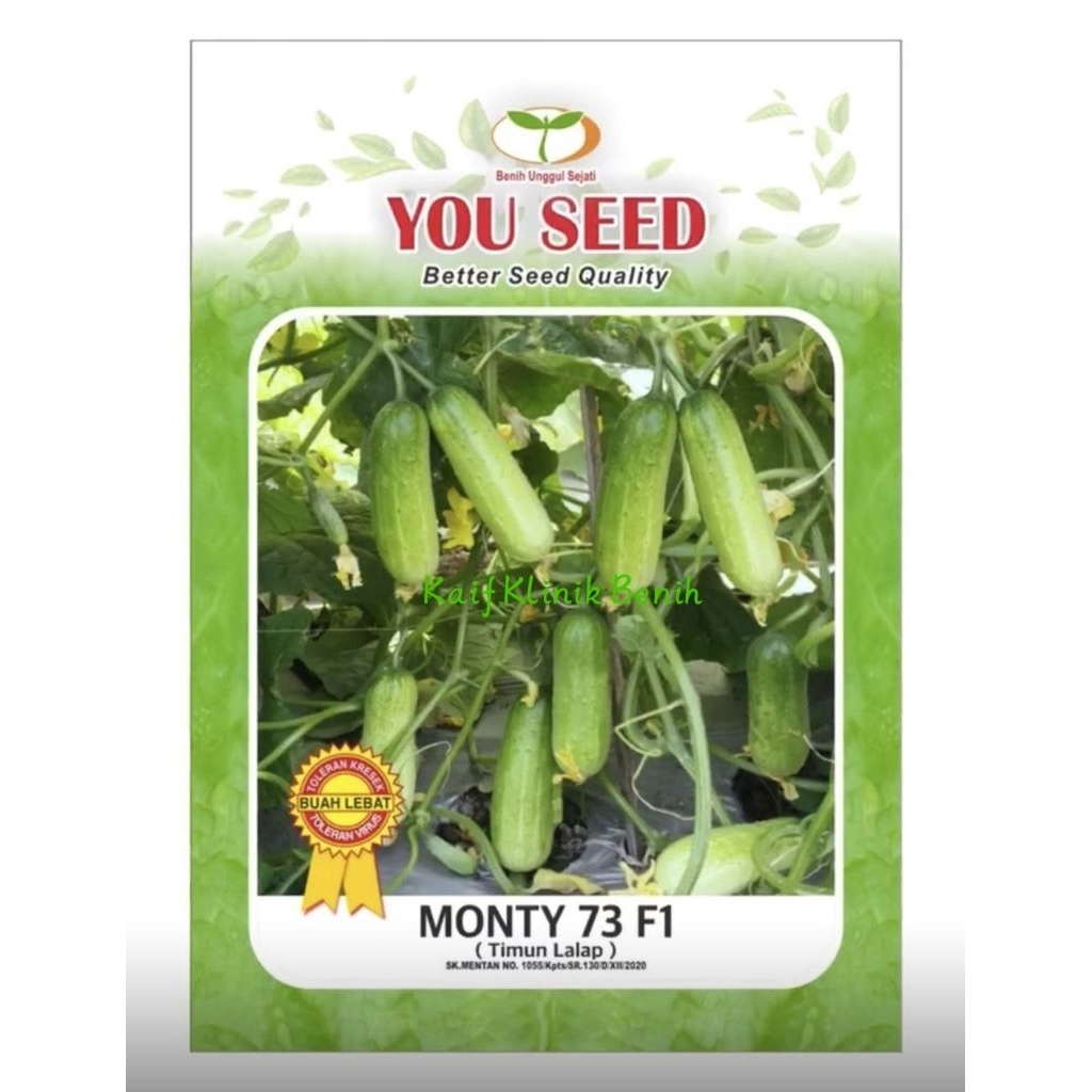 Benih Timun MONTY 73 F1 10 Gram - Baby Mentimun / Timun Lalap Cap You Seed