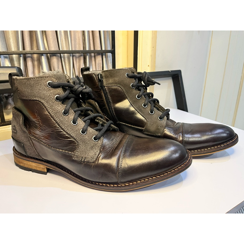 Sepatu Boots Formal Zipper