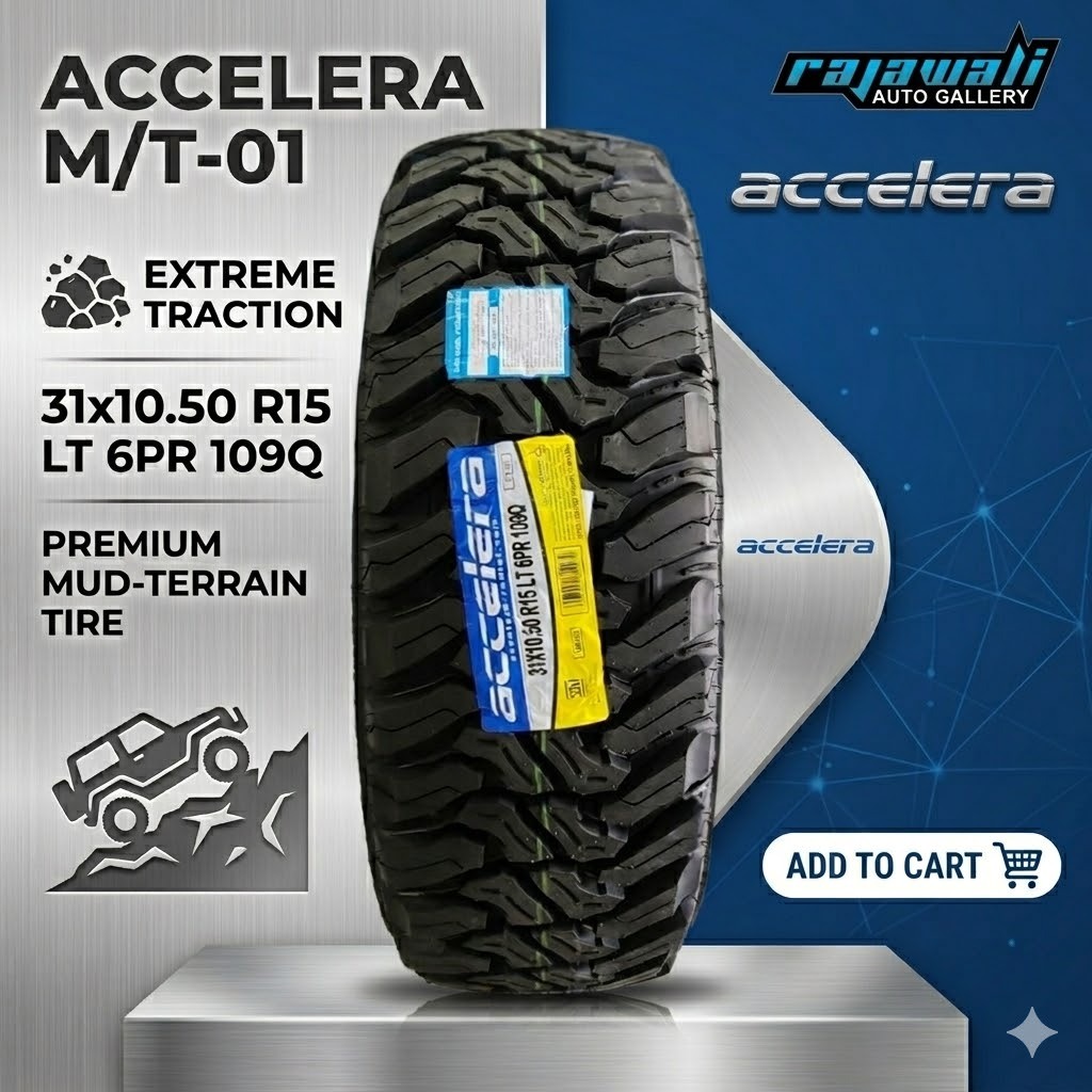 READY STOK BAN MOBIL LOKAL TYPE OFF-ROAD 31/10,5 R15 ACCELERA M/T-01