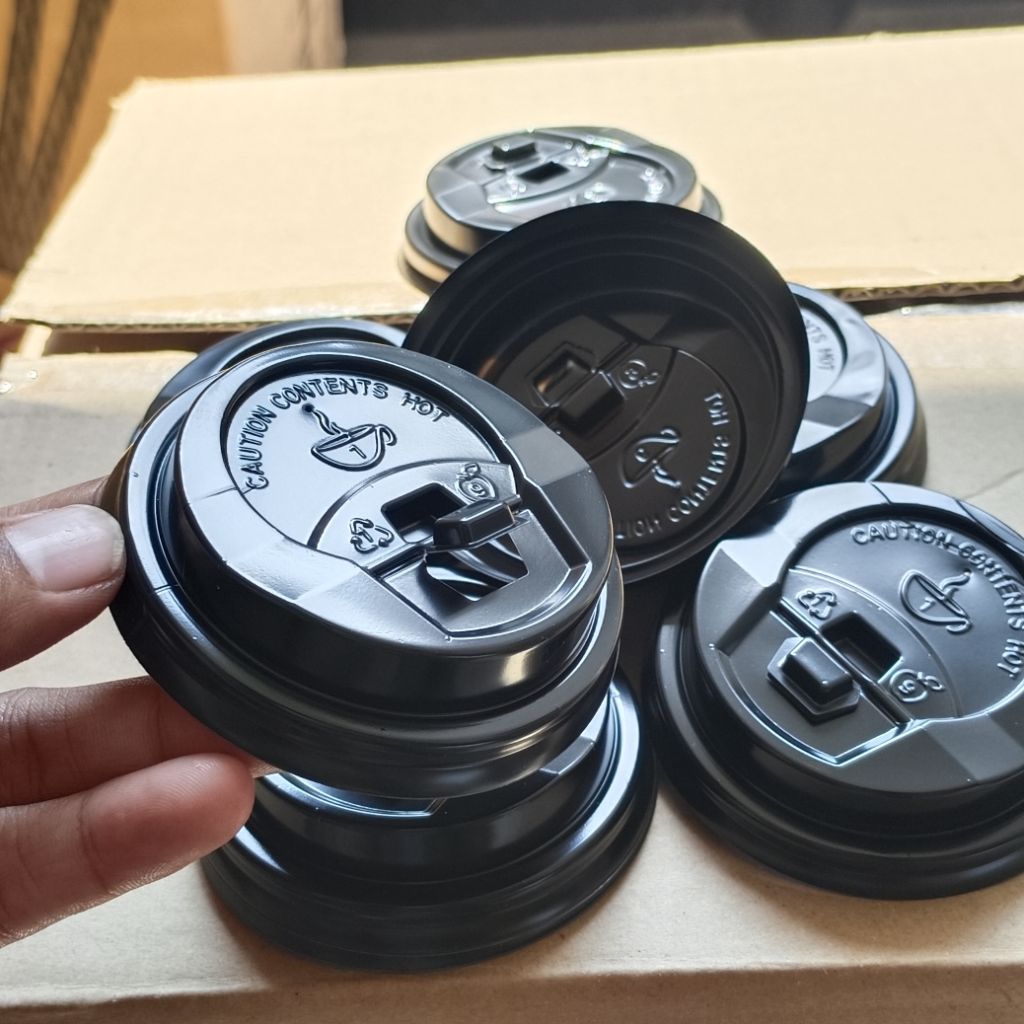 Tutup Gelas Kopi 8 Oz WMP / Lid Paper Cup 8 Oz Tebal