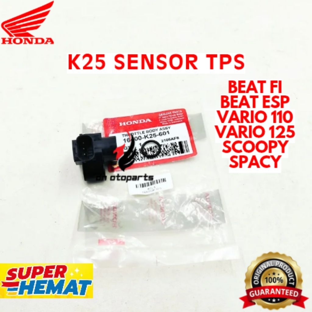SENSOR TPS ORIGINAL HONDA KODE K25, SENSOR TPS BEAT FI, SENSOR TPS BEAT ESP, SENSOR TPS VARIO 110, S