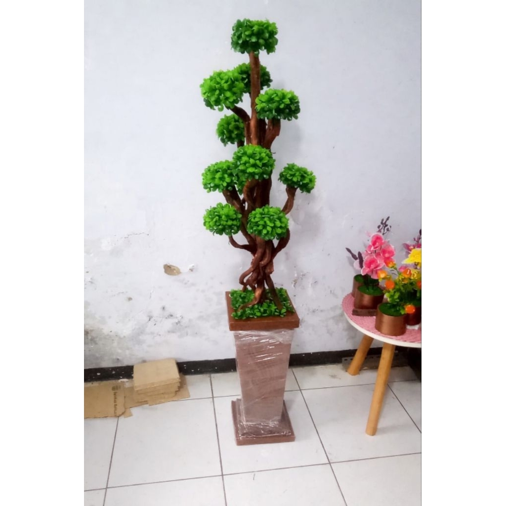 Bunga Bonsai Hias Artificial sudut Ruangan